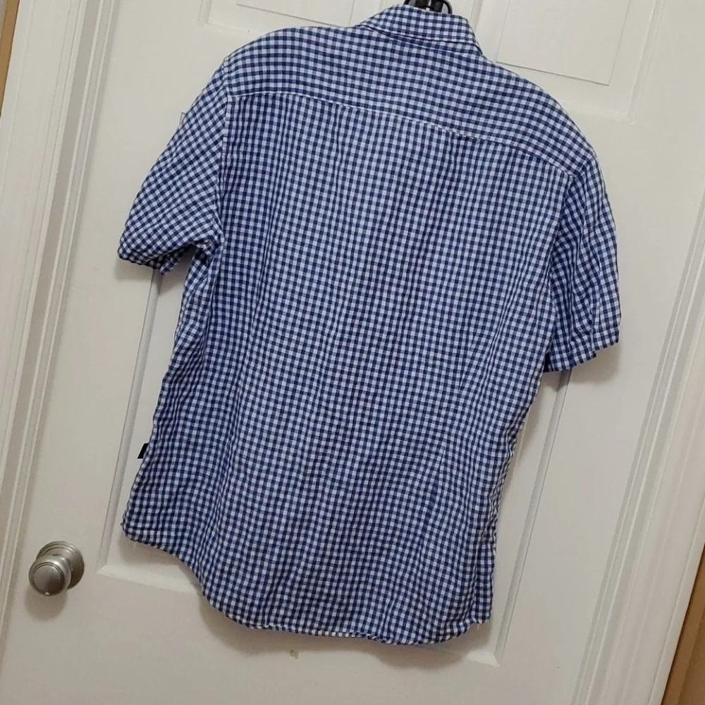 Breuer blue/white checkered s/sleeve shirt - Picture 8 of 8